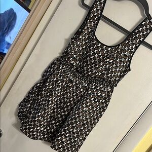 Max Studio Black and White Patterned Top